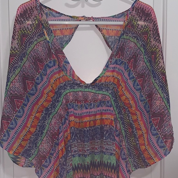 Multicoloured bathing suit cover up dress - Picture 2 of 4